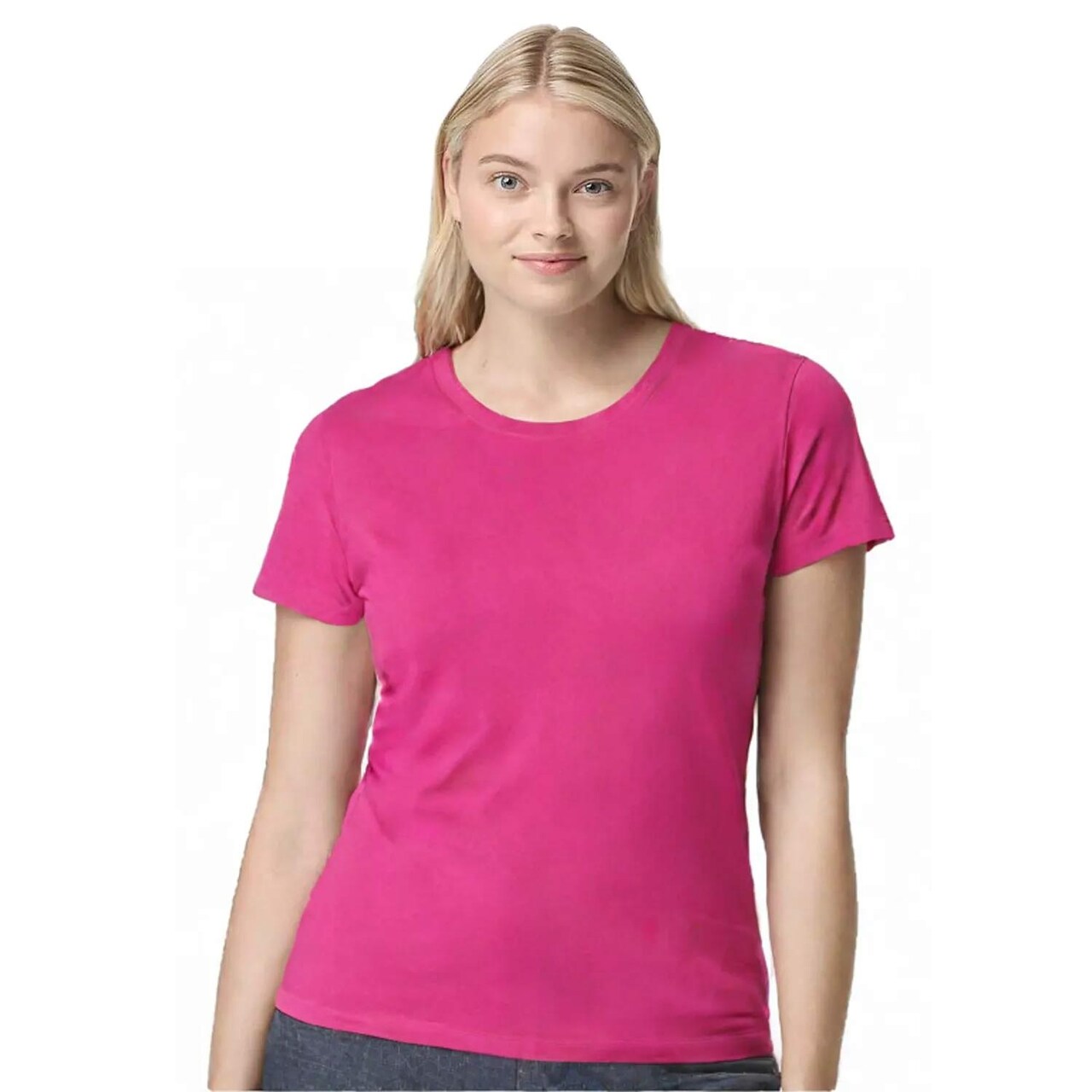 Gildan® Heavy Cotton Women’s Crewneck Short Sleeve T-Shirt for Promotional & Everyday Blank Tee